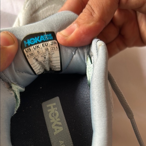 Athletic Shoes Gray and Orange with Cushioned Midsole - Picture 5 of 6